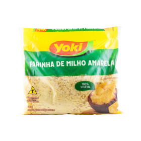 YOKI Maismehl-Flocken Farinha de Milho Amarela 500g